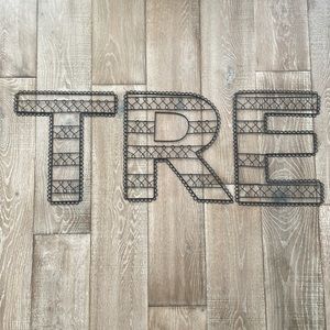 PB Teen Wire Letter Wall Hanging Memo Holders